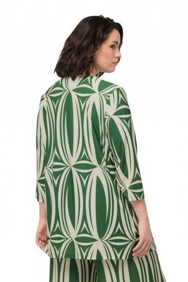 Ulla Popken 832884 Chaqueta Verde - Chaquetas - Chaquetas para mujer en tallas grandes