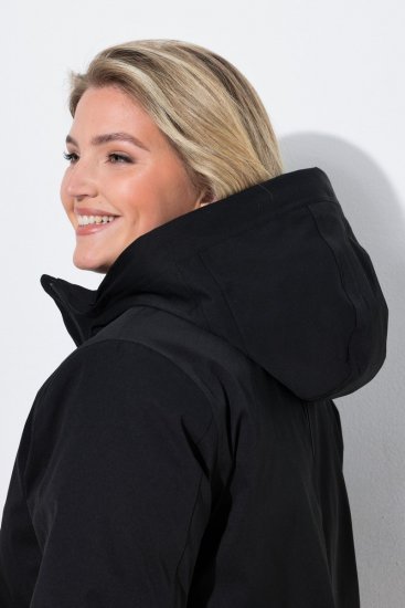Ulla Popken 833341 Chaqueta técnica Negro - Chaquetas - Chaquetas para mujer en tallas grandes