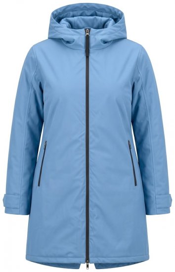 Ulla Popken 833341 Chaqueta técnica Azul grisáceo - Chaquetas - Chaquetas para mujer en tallas grandes