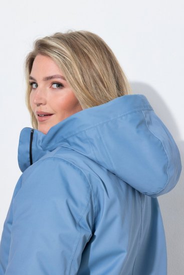 Ulla Popken 833341 Chaqueta técnica Azul grisáceo - Chaquetas - Chaquetas para mujer en tallas grandes