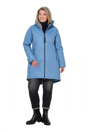 Ulla Popken 833341 Chaqueta técnica Azul grisáceo - Chaquetas - Chaquetas para mujer en tallas grandes