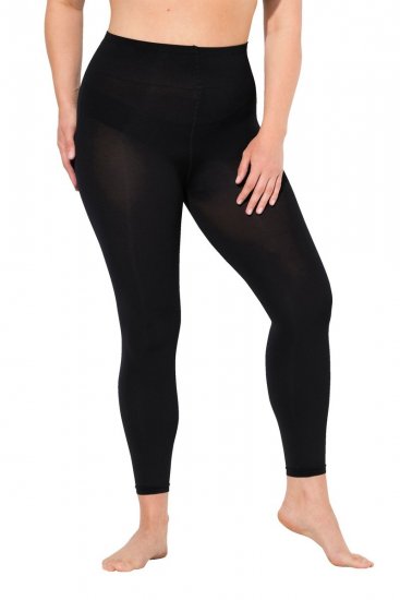 Ulla Popken 833806 Leggings de media 200 den Negro - Medias & calcetines - 