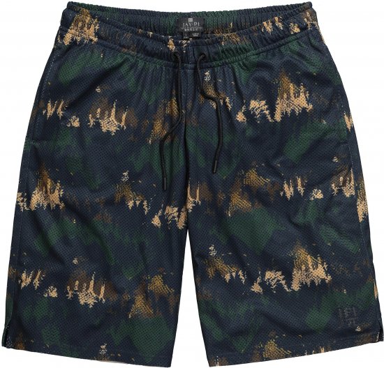 JP1880 Jay-Pi Bermuda QuickDry Mesh Fitness Shorts Khaki - Ropa deportiva - Ropa Deportiva 2XL-10XL