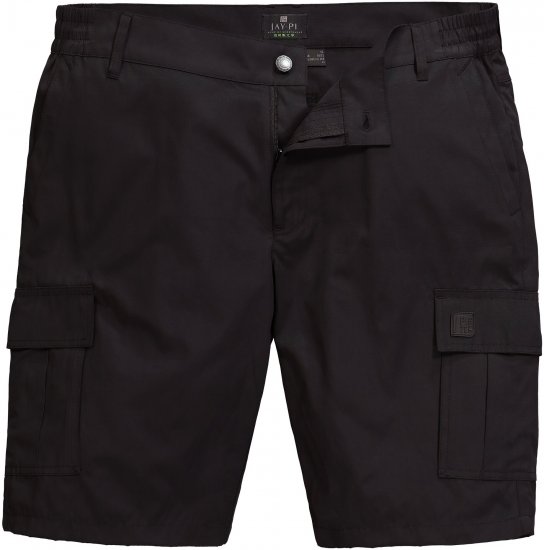 JP1880 Jay-Pi Bermuda QuickDry Cargo Shorts Black - Ropa deportiva - Ropa Deportiva 2XL-10XL