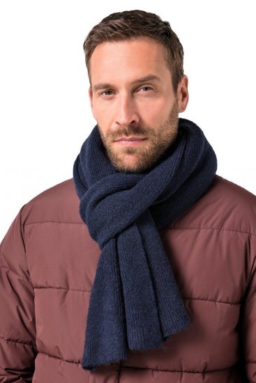 JP1880 834031 Bufanda de punto Azul marino - Bufandas - 