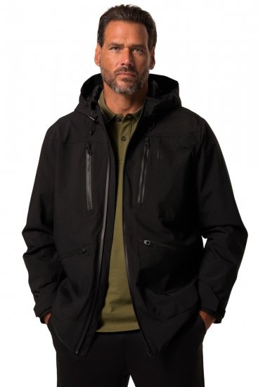 Jay-Pi 834145 Impermeable chaqueta funcional Negro - Ropa deportiva - Ropa Deportiva 2XL-10XL