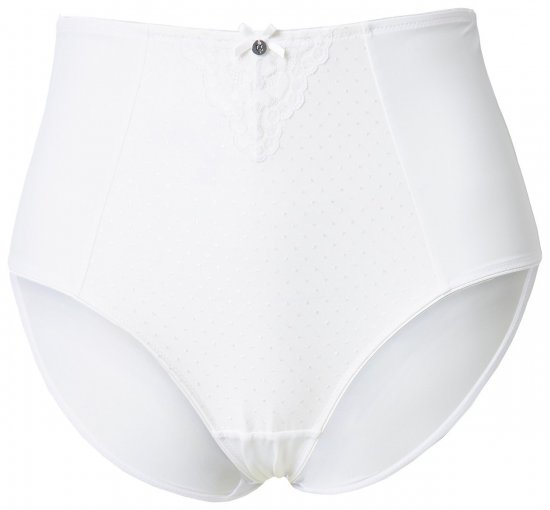 Ulla Popken 834307 Braga moldeadora con encaje Blanco roto - Ropa moldeadora - 