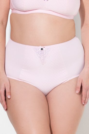 Ulla Popken 834307 Braga moldeadora con encaje Rosa - Ropa moldeadora - 