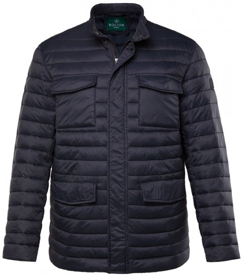 Boston Park 416 Chaqueta acolchada con cuello alto Azul marino - Chaquetas - Chaquetas Tallas Grandes 2XL-8XL