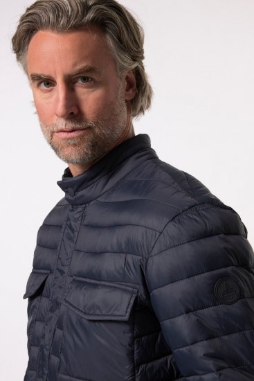 Boston Park 416 Chaqueta acolchada con cuello alto Azul marino - Chaquetas - Chaquetas Tallas Grandes 2XL-8XL