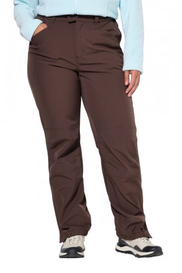 Ulla Popken 834662 Pantalón softshell forrado de forro polar Topo - Ropa de exterior - 