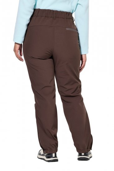 Ulla Popken 834662 Pantalón softshell forrado de forro polar Topo - Ropa de exterior - 
