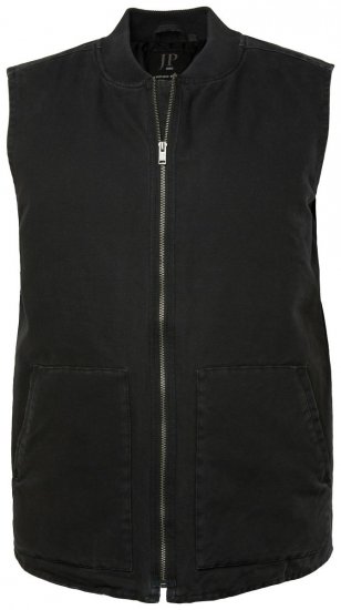 JP1880 834734 Chaleco canvas Negro - Chaquetas - Chaquetas Tallas Grandes 2XL-8XL