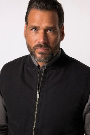 JP1880 834734 Chaleco canvas Negro - Chaquetas - Chaquetas Tallas Grandes 2XL-8XL