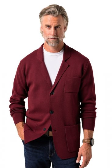Boston Park 747 Flexlastic Blazer de punto Berenjena - Trajes - Trajes 2XL-8XL