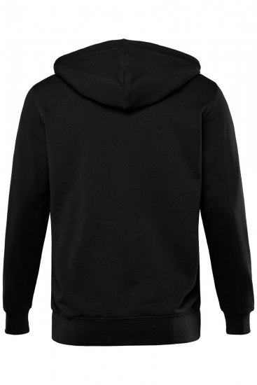 Men+ 851 Sudadera con capucha y cremallera Negro - Sudaderas - Sudaderas 2XL-12XL