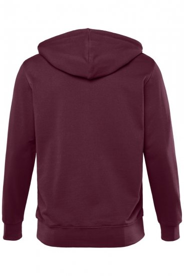 Men+ 851 Sudadera con capucha y cremallera Ciruela - Sudaderas - Sudaderas 2XL-12XL