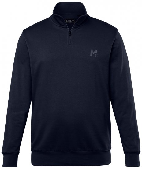 Men+ 856 Sudadera con media cremallera Azul marino - Sudaderas - Sudaderas 2XL-12XL