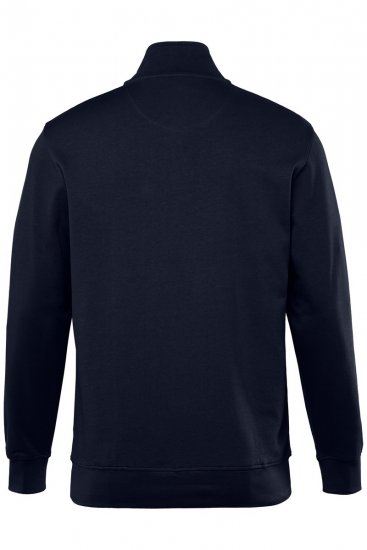 Men+ 856 Sudadera con media cremallera Azul marino - Sudaderas - Sudaderas 2XL-12XL