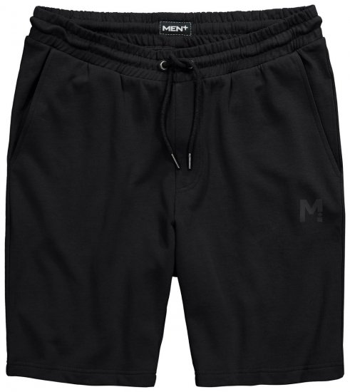 Men+ 858 Pantalón corto de chándal Negro - Pantalones y cortos de chándal - Pantalones y Pantalones cortos de chándal - 2XL-12XL