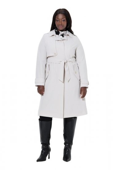 Ulla Popken 834990 Gabardina Topo - Abrigos - Abrigos de talla grande