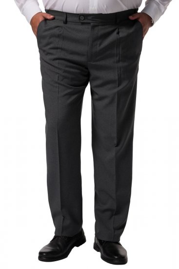 Men+ 066 Porto Pantalón de traje bellyfit Gris - Trajes - Trajes 2XL-8XL