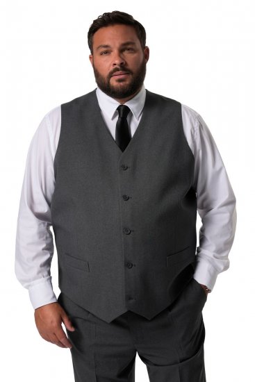 Men+ 067 Porto Chaleco de traje Gris - Trajes - Trajes 2XL-8XL