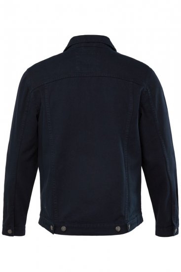 Men+ 446 Chaqueta vaquera con bolsillos en el pecho Azul marino - Chaquetas - Chaquetas Tallas Grandes 2XL-8XL