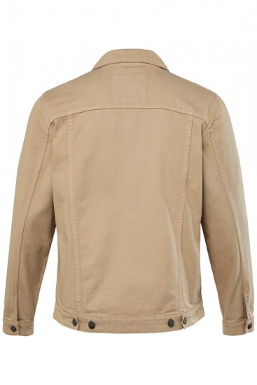 Men+ 446 Chaqueta vaquera con bolsillos en el pecho Arena - Chaquetas - Chaquetas Tallas Grandes 2XL-8XL