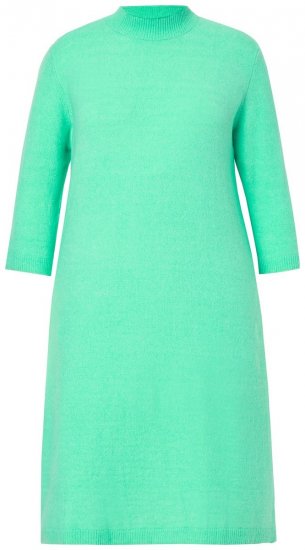 Ulla Popken 835720 Vestido de punto evasé con manga 3/4 Petróleo - Vestidos de punto - 