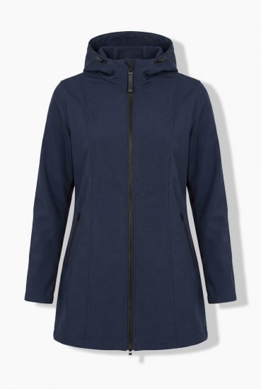 Ulla Popken 836064 Chaqueta técnica Azul marino - Chaquetas - Chaquetas para mujer en tallas grandes