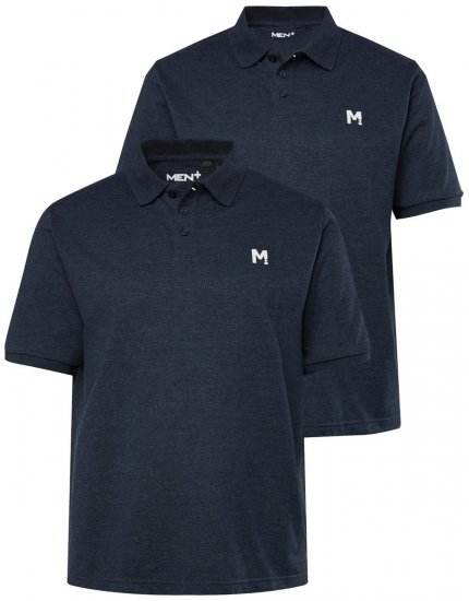 Men+ 258 Polo Azul marino pack de 2 - Polos - Polos 2XL-8XL
