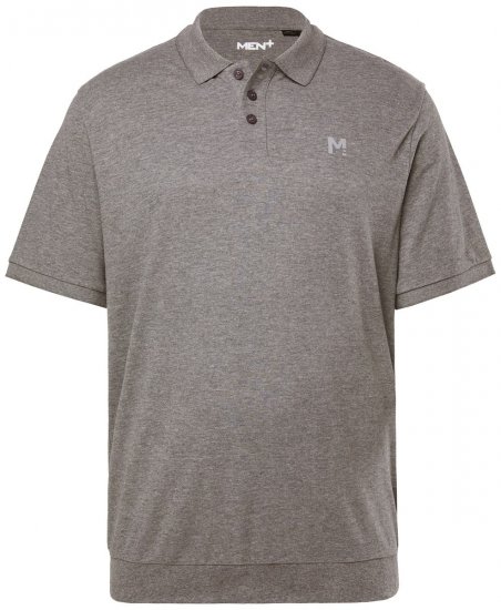 Men+ 264 Polo bellyfit Gris jaspeado - Polos - Polos 2XL-8XL
