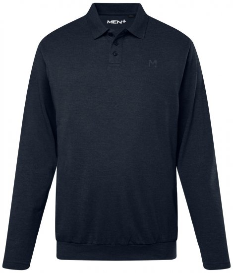 Men+ 274 Polo manga larga bellyfit Azul marino - Polos - Polos 2XL-8XL