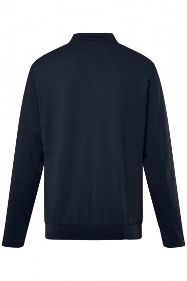 Men+ 274 Polo manga larga bellyfit Azul marino - Polos - Polos 2XL-8XL