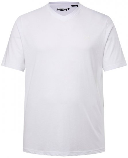 Men+ 279 Camiseta cuello de pico Blanco - Camisetas - Camisetas - 2XL-14XL