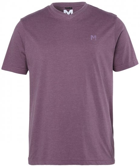 Men+ 279 Camiseta cuello de pico Ciruela - Camisetas - Camisetas - 2XL-14XL