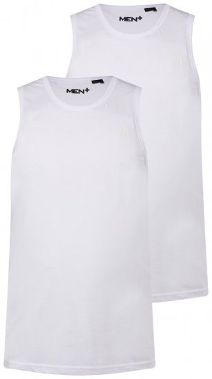Men+ 305 Camiseta de tirantes Blanco pack de 2 - Camisetas - Camisetas - 2XL-14XL