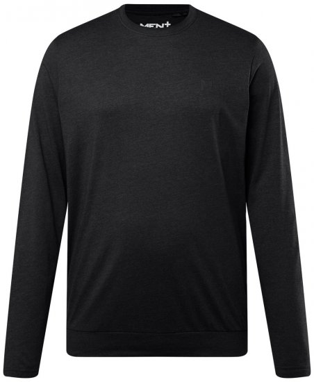 Men+ 313 Camiseta manga larga bellyfit Negro - Camisetas - Camisetas - 2XL-14XL