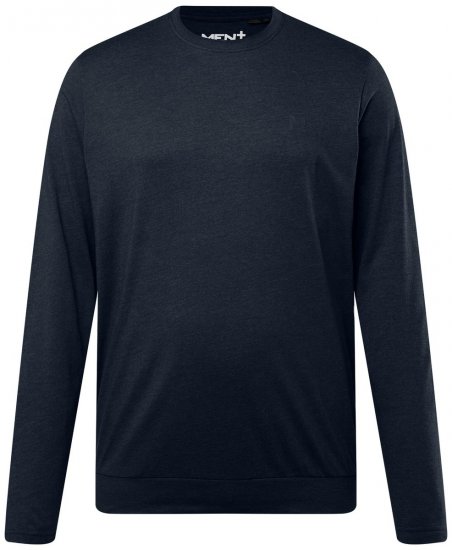 Men+ 313 Camiseta manga larga bellyfit Azul marino - Camisetas - Camisetas - 2XL-14XL