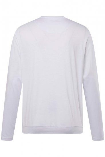 Men+ 313 Camiseta manga larga bellyfit Blanco - Camisetas - Camisetas - 2XL-14XL