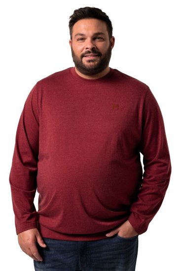 Men+ 313 Camiseta manga larga bellyfit Marrón cobre - Camisetas - Camisetas - 2XL-14XL