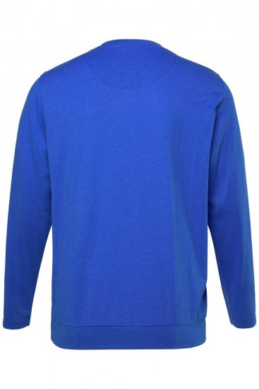 Men+ 313 Camiseta manga larga bellyfit Azul cobalto - Camisetas - Camisetas - 2XL-14XL