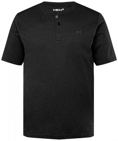 Men+ 365 Camiseta Henley Negro - Camisetas - Camisetas - 2XL-14XL