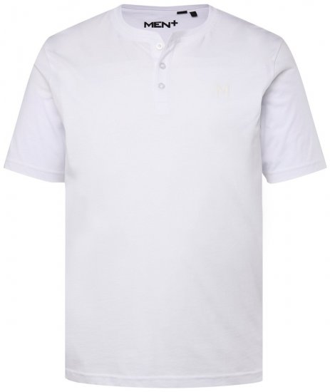 Men+ 365 Camiseta Henley Blanco - Camisetas - Camisetas - 2XL-14XL