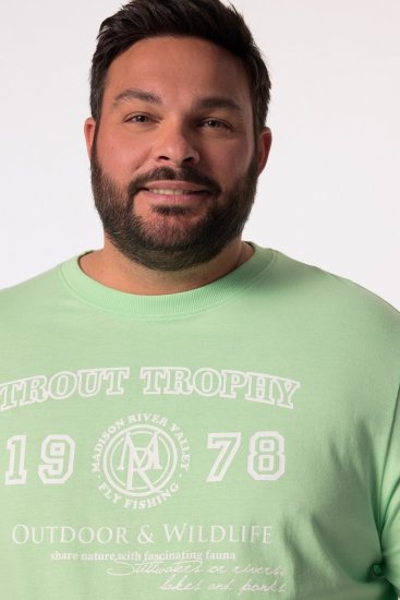 Men+ 424 Camiseta Trout Trophy Verde menta - Camisetas - Camisetas - 2XL-14XL