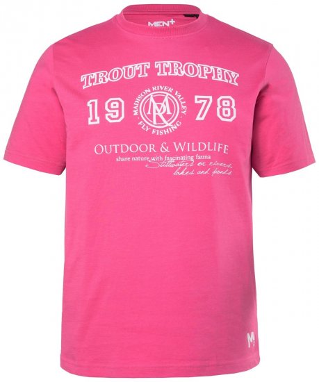 Men+ 424 Camiseta Trout Trophy Rosa flamenco - Camisetas - Camisetas - 2XL-14XL