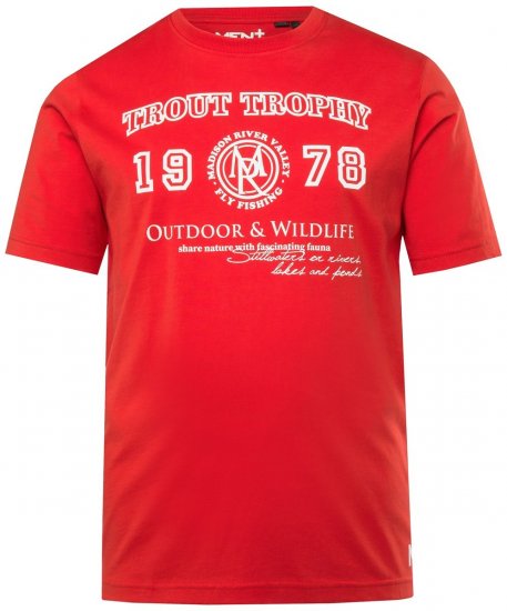 Men+ 424 Camiseta Trout Trophy Rojo chile - Camisetas - Camisetas - 2XL-14XL
