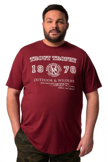 Men+ 424 Camiseta Trout Trophy Marrón cobre - Camisetas - Camisetas - 2XL-14XL