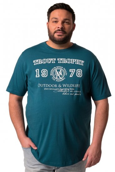 Men+ 424 Camiseta Trout Trophy Verde laguna - Camisetas - Camisetas - 2XL-14XL